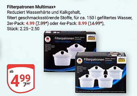 Filterpatronen Multimax+