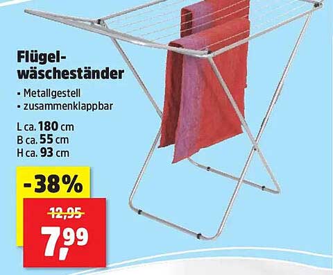 Flügel-Wäscheständer