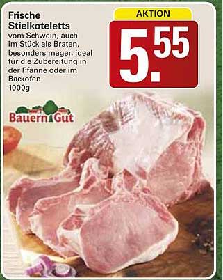 Frische Stielkoteletts
