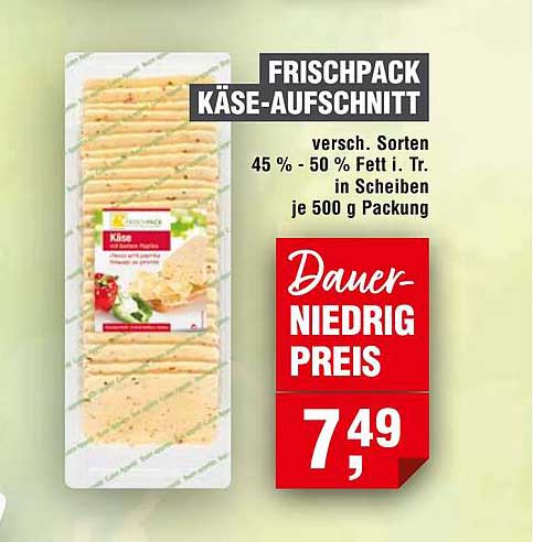 FRISCHPACK KÄSE-AUFSCHNITT