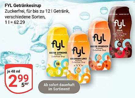 FYL Getränkesirup
