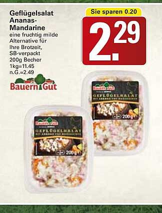 Geflügelsalat Ananas-Mandarine