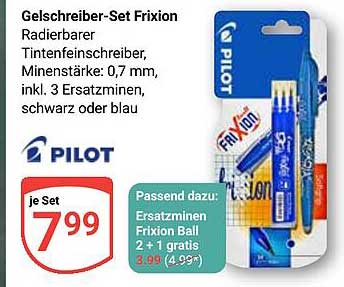 Gelschreiber-Set Frixion