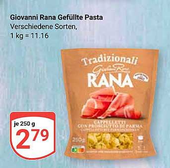 Giovanni Rana Gefüllte Pasta Verschiedene Sorten, 1 kg = 11.16
