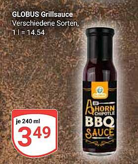 GLOBUS Grillsauce Verschiedene Sorten, 1 l = 14.54