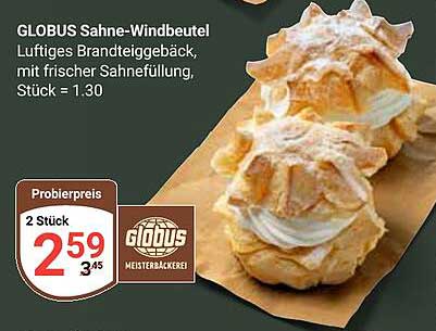 GLOBUS Sahne-Windbeutel