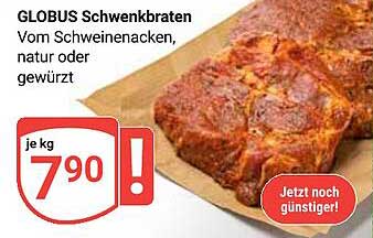 GLOBUS Schwenkbraten Vom Schweinenacken, natur oder gewürzt