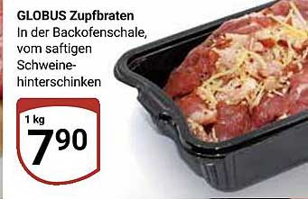 GLOBUS Zupfbraten In der Backofenschale, vom saftigen Schweine-hinterschinken