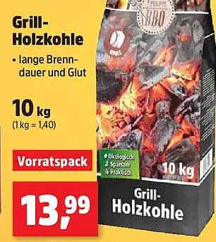 Grill-Holzkohle