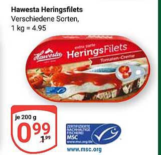 Hawesta Heringsfilets