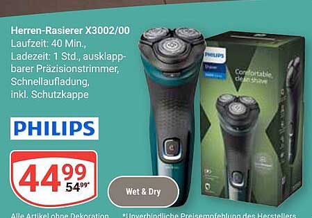 Herren-Rasierer X3002/00