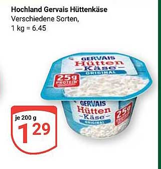 Hochland Gervais Hüttenkäse