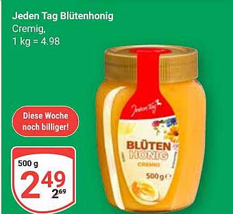 Jeden Tag Blütenhonig