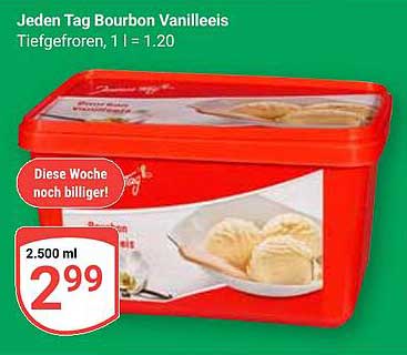 Jeden Tag Bourbon Vanilleeis