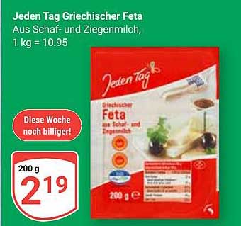 Jeden Tag Griechischer Feta