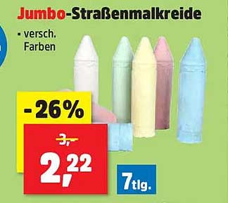 Jumbo-Straßenmalkreide