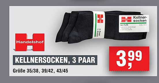 KELLNERSOCKEN, 3 PAAR