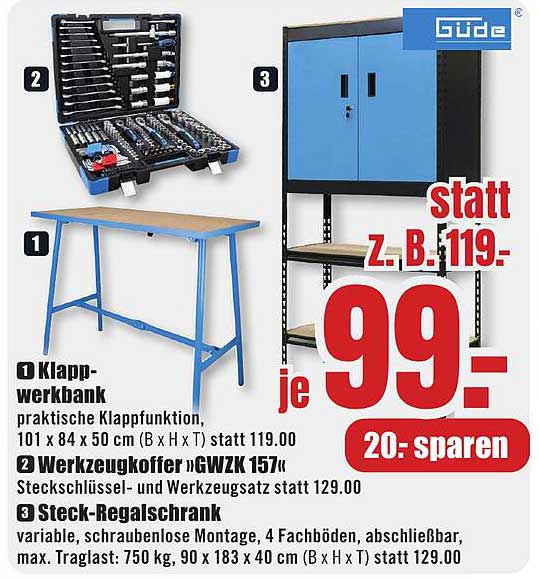 Klappwerkbank
