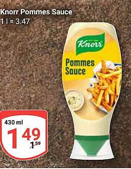 Knorr Pommes Sauce