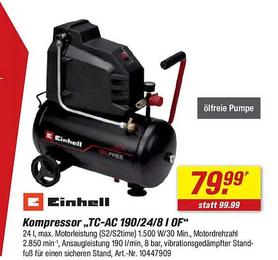 Kompressor „TC-AC 190/24/8 I DF“
