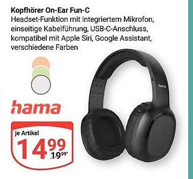 Kopfhörer On-Ear Fun-C