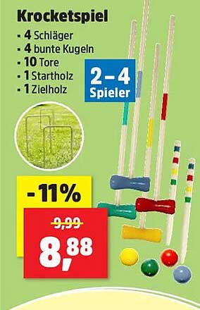 Krocketspiel