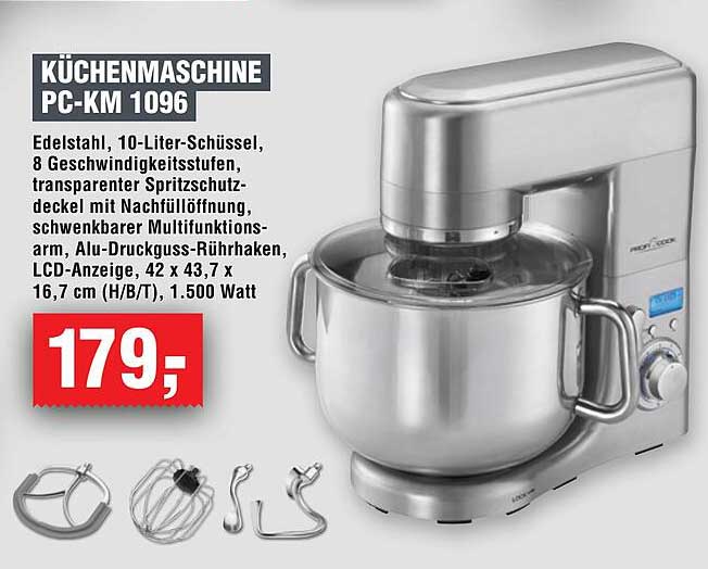 KÜCHENMASCHINE PC-KM 1096