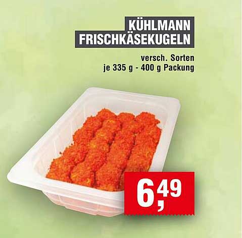 KÜHLMANN FRISCHKÄSEKUGELN