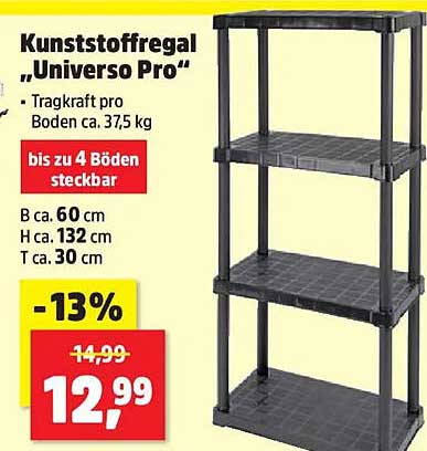 Kunststoffregal „Universo Pro“
