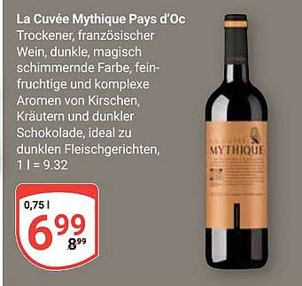 La Cuvée Mythique Pays d'Oc