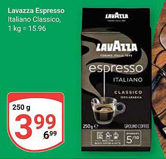 Lavazza Espresso Italiano Classico, 1 kg = 15.96