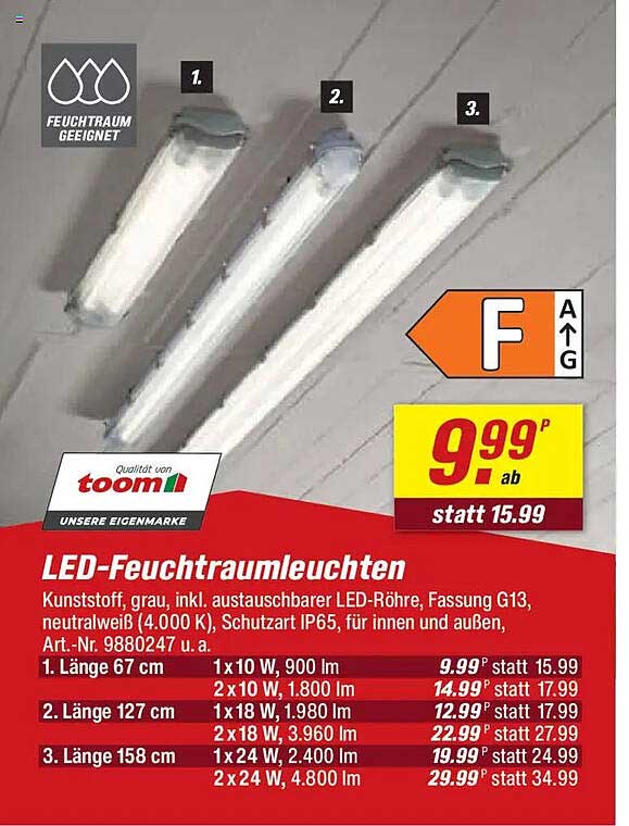 LED-Feuchtraumleuchten