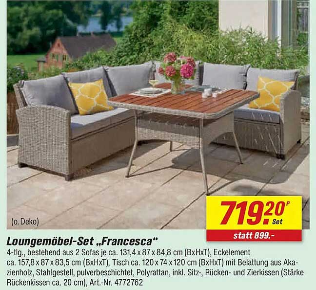 Loungemöbel-Set „Francesca“