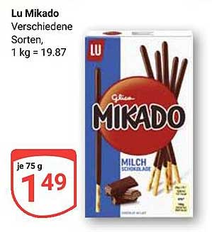 Lu Mikado Verschiedene Sorten, 1 kg = 19.87