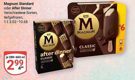 Magnum Standard oder After Dinner