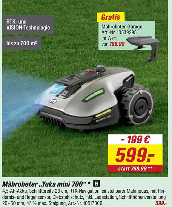 Mähroboter „Yuka mini 700“* B