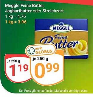 Meggle Feine Butter, Joghurtbutter oder Streichzart