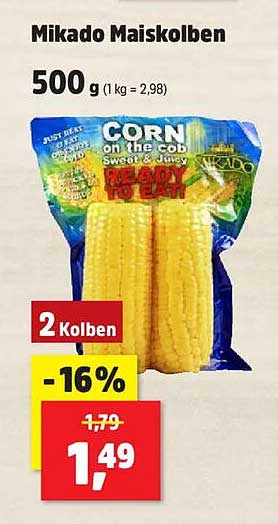 Mikado Maiskolben