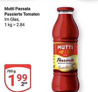 Mutti Passata Passierte Tomaten