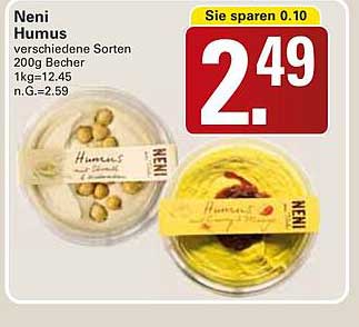 Neni Hummus verschiedene Sorten 200g Becher