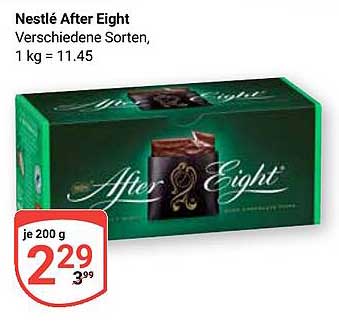 Nestlé After Eight Verschiedene Sorten, 1 kg = 11.45