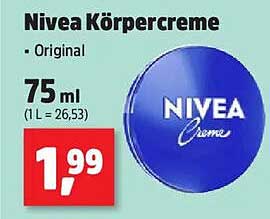 Nivea Körpercreme Original 75 ml