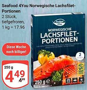 Norwegische Lachsfilet-Portionen