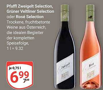 Pfaffl Zweigelt Selection, Grüner Veltliner Selection oder Rosé Selection