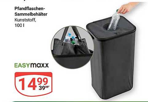 Pfandflaschen-Sammelbehälter Kunststoff, 100 l