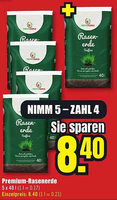 Premium-Rasenerde