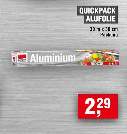 QUICKPACK ALUFOLIE