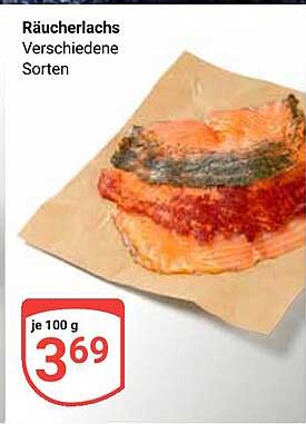 Räucherlachs Verschiedene Sorten