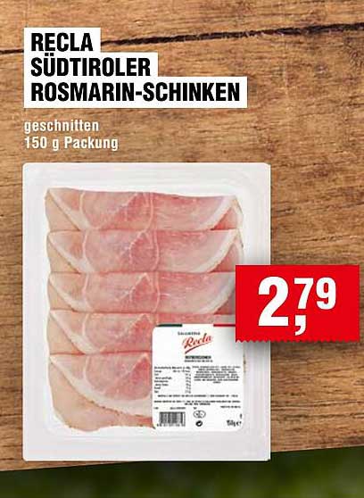RECLA SÜDTIROLER ROSMARIN-SCHINKEN