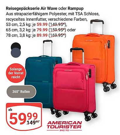 Reisegepäckserie Air Wave oder Rampup